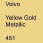 Preview: Volvo, Yellow Gold Metallic, 451.